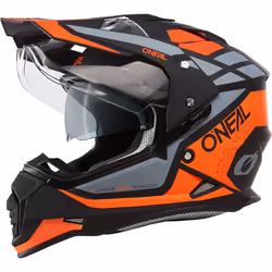 Oneal Sierra R Casco Motocross, nero-arancione, dimensione L per uomo