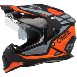 Oneal Sierra R Casco Motocross, nero-arancione, dimensione L per uomo