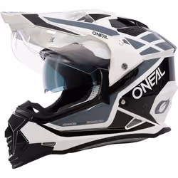 Oneal Sierra R Casco Motocross, nero-grigio-bianco, dimensione L per uomo