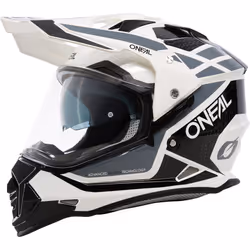 Oneal Sierra R Casco Motocross, nero-grigio-bianco, dimensione L per uomo