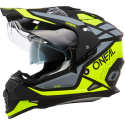 Oneal Sierra R Casco Motocross, nero-giallo, dimensione L per uomo