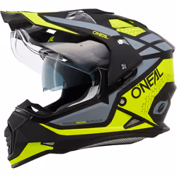 Oneal Sierra R Casco Motocross, nero-giallo, dimensione L per uomo - Vista aggiuntiva 2