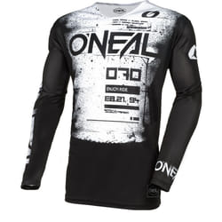 Oneal Mayhem Scarz Maglia Motocross, nero-bianco, dimensione L per uomo