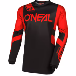 Oneal Element Racewear Maglia Motocross, nero-rosso, dimensione M per uomo