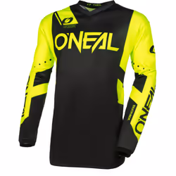 Oneal Element Racewear Maglia Motocross, nero-giallo, dimensione M per uomo