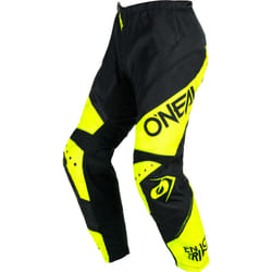 Oneal Element Racewear Pantaloni da motocross, nero-giallo, dimensione 28 per uomo