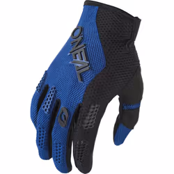 Oneal Element Racewear Guanti da motocross per bambini, nero-blu, dimensione L