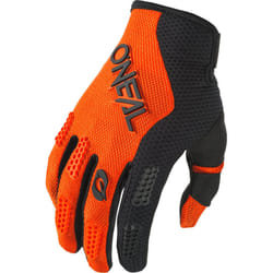 Oneal Element Racewear Guanti da motocross per bambini, nero-arancione, dimensione M