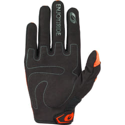 Oneal Element Racewear Guanti da motocross per bambini, nero-arancione, dimensione L