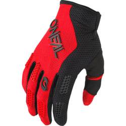 Oneal Element Racewear Guanti da motocross per bambini, nero-rosso, dimensione M