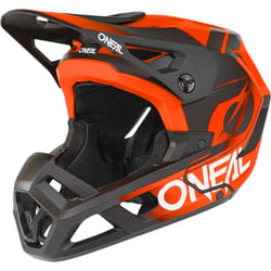 Oneal SL1 Strike Casco da discesa, nero-bianco-rosso, dimensione L per uomo