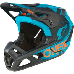 Oneal SL1 Strike Casco da discesa, nero-blu, dimensione L per uomo