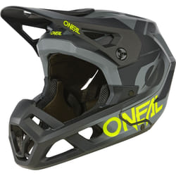 Oneal SL1 Strike Casco da discesa, nero-grigio-giallo, dimensione XL per uomo
