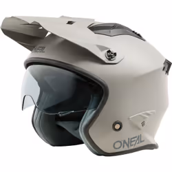 Oneal Volt Solid Casco di prova, grigio, dimensione M per uomo