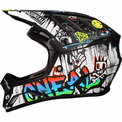 Oneal Backflip Rancid Casco da discesa, nero-bianco, dimensione XL per uomo