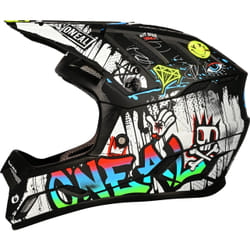 Oneal Backflip Rancid Casco da discesa, nero-bianco, dimensione XL per uomo