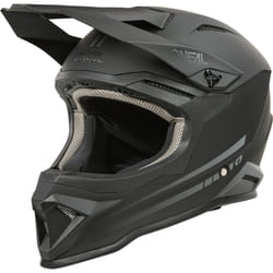 Oneal 1SRS Solid Casco da motocross per bambini, nero, dimensione 48