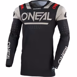 Oneal Prodigy Five Four Maglia da motocross, nero-rosso-beige, dimensione XL per uomo