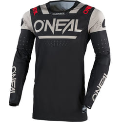 Oneal Prodigy Five Four Maglia da motocross, nero-rosso-beige, dimensione 2XL per uomo
