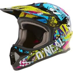 Oneal Sonus Riot Casco da discesa per bambini, multicolore, dimensione M 48 50