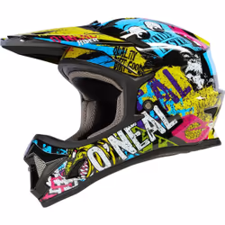 Oneal Sonus Riot Casco da discesa per bambini, multicolore, dimensione L - Vista aggiuntiva 3