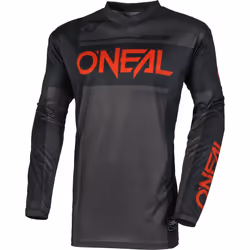 Oneal Element Racewear Maglia da motocross, nero-grigio-rosso, dimensione S per uomo