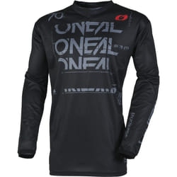 Oneal Element Static Maglia da motocross, nero-grigio, dimensione L per uomo