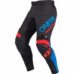 Oneal Prodigy Five Four Pantaloni da motocross, nero-rosso-blu, dimensione 38 per uomo