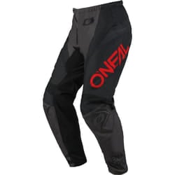 Oneal Element Racewear Pantaloni da motocross, nero-grigio-rosso, dimensione 28 per uomo