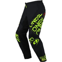 Oneal Element Static Pantaloni da motocross, nero-giallo, dimensione 32 per uomo