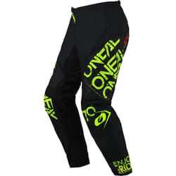 Oneal Element Static Pantaloni da motocross, nero-giallo, dimensione 34 per uomo