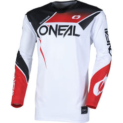 Oneal Hardwear Air Slam Maglia da motocross, nero-bianco-rosso, dimensione L per uomo