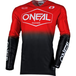 Oneal Mayhem Hexx Maglia da motocross, nero-rosso, dimensione 2XL per uomo