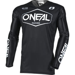 Oneal Mayhem Hexx Maglia da motocross, nero-bianco, dimensione 2XL per uomo