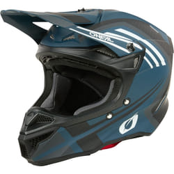 Oneal 5SRS Polyacrylite Spike Casco da motocross, bianco-blu, dimensione L per uomo