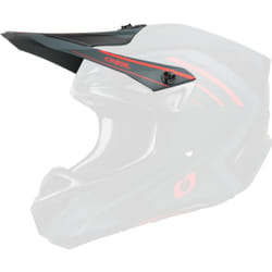 Oneal 5SRS Polyacrylite Spike Visiera del casco, grigio-argento per uomo