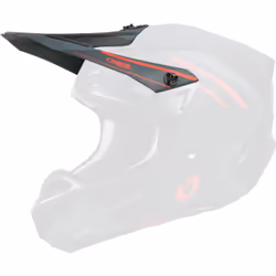 Oneal 5SRS Polyacrylite Spike Visiera del casco, grigio-argento per uomo - Vista aggiuntiva 2