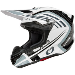 Oneal 5SRS Polyacrylite Spike Casco da motocross, nero-bianco, dimensione XS per uomo