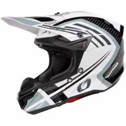 Oneal 5SRS Polyacrylite Spike Casco da motocross, nero-bianco, dimensione M per uomo