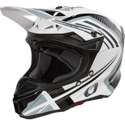 Oneal 5SRS Polyacrylite Spike Casco da motocross, nero-bianco, dimensione 2XL per uomo