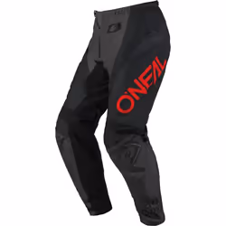 Oneal Element Racewear Pantaloni Motocross Bambini, nero-grigio-rosso, dimensione 28