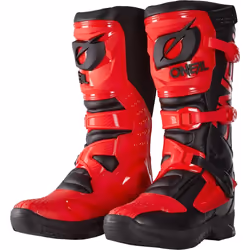 Oneal RSX Stivali da motocross, nero-rosso, dimensione 47 per uomo