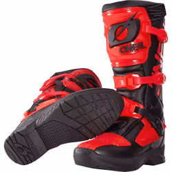 Oneal RSX Stivali da motocross, nero-rosso, dimensione 49 per uomo