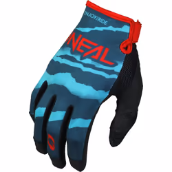 Oneal Mayhem Wild Guanti da motocross, rosso-blu, dimensione XL per uomo