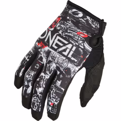 Oneal Mayhem Attack Guanti da motocross, nero-bianco, dimensione 2XL per uomo
