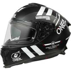 Oneal Challenger Warhawk V.25 Casco, nero-bianco-rosso, dimensione S per uomo
