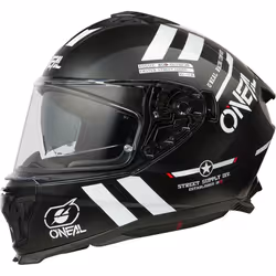 Oneal Challenger Warhawk V.25 Casco, nero-bianco-rosso, dimensione 2XL per uomo