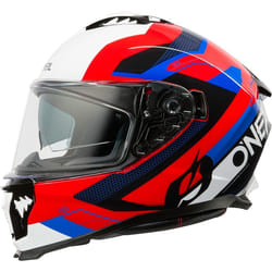 Oneal Challenger EXO V.25 Casco, bianco-rosso-blu, dimensione S per uomo