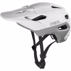 Oneal Trailfinder Evo Solid Casco da bicicletta, grigio-bianco, dimensione S M per uomo