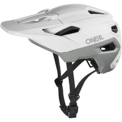 Oneal Trailfinder Evo Solid Casco da bicicletta, grigio-bianco, dimensione S M per uomo